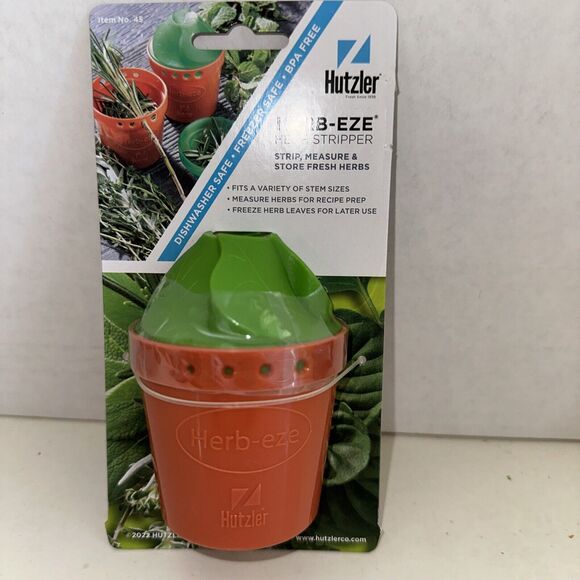 Hutzler Herb Stripper & Freezer Storage Container - Strip Measure Collect Store - Picture 1 of 1